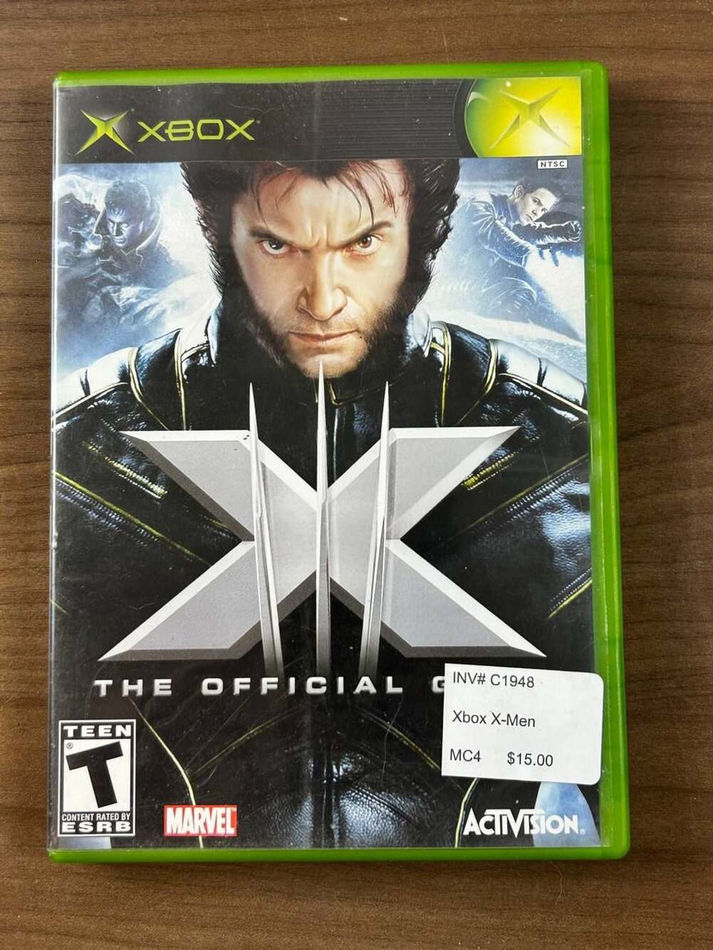 X-Men The Official Game Original Xbox 2006 Activision Complete Case Manual Disc
